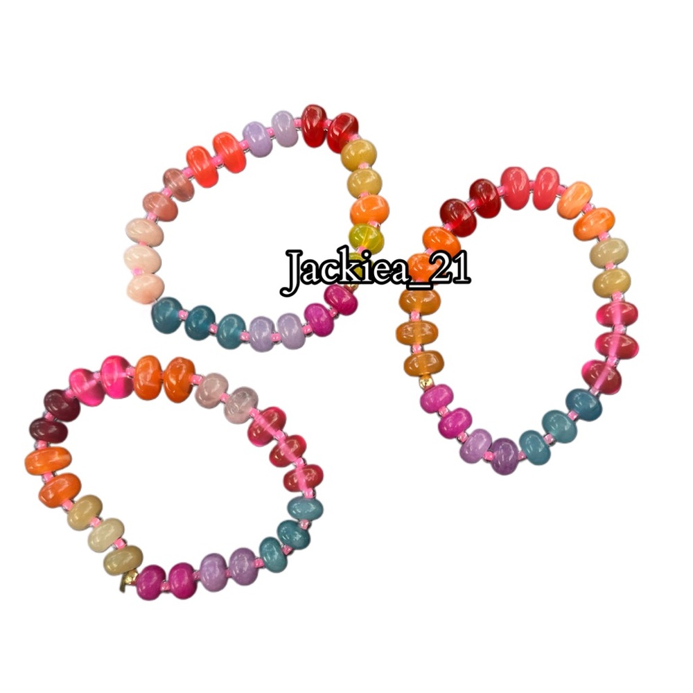Colorful Beaded Bracelets set of 3